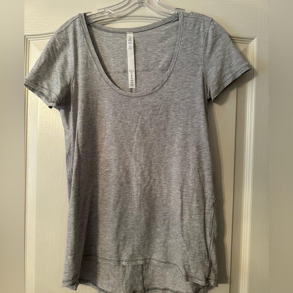 Gray LuLuLemon cotton tee
